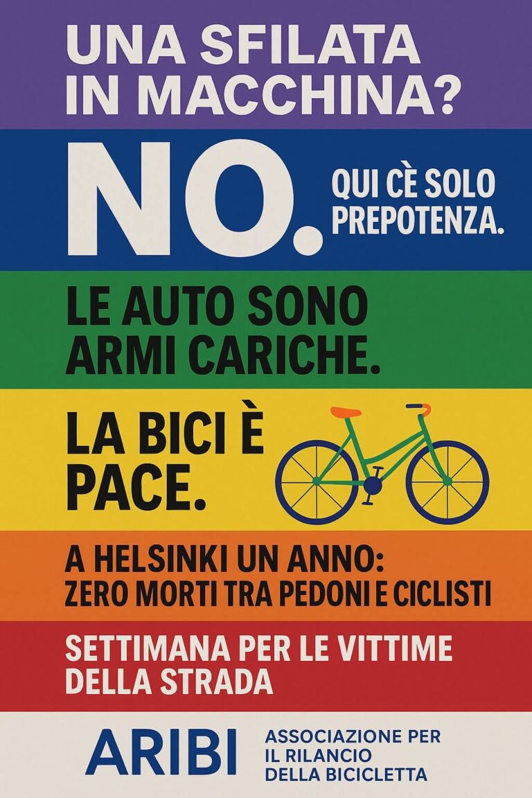 UNA SFILATA IN MACCHINA? NO. QUI C’È SOLO PREPOTENZA.