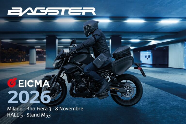 Bagster, a EICMA si parte dalla pole position: Fastlane guida il gruppo